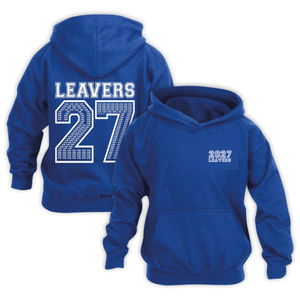 2027 Hoody mock up 2027 Year 6 Leavers Hoody