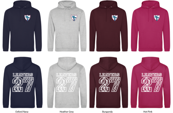 Corsham primary mock up 2027 Year 6 Leavers Hoody